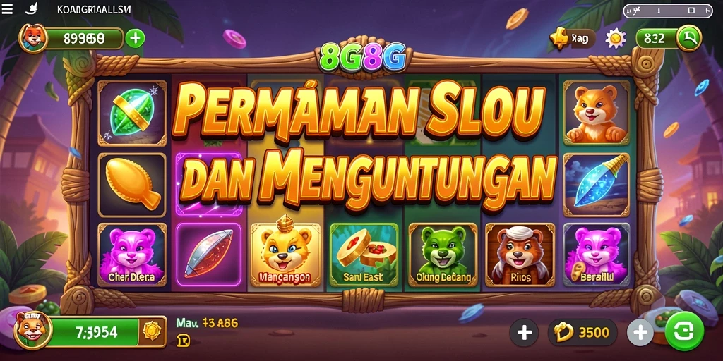 Tampilan gameplay 8G8G yang mengasyikkan dan menarik.
