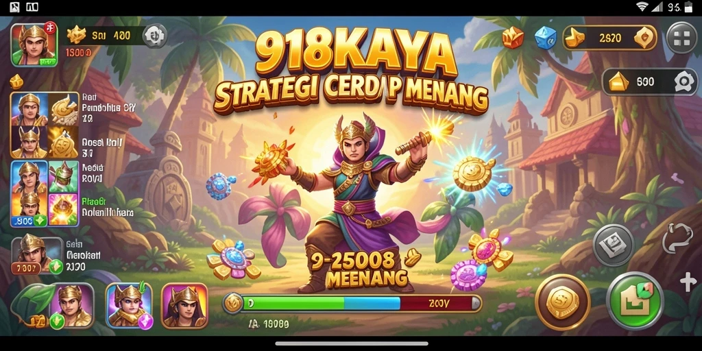 Tampilan gameplay strategi yang mendebarkan di 918KAYA.
