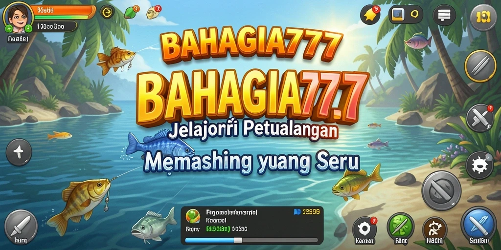 Tampilan gameplay seru memancing di BAHAGIA777 dengan grafik yang menakjubkan.