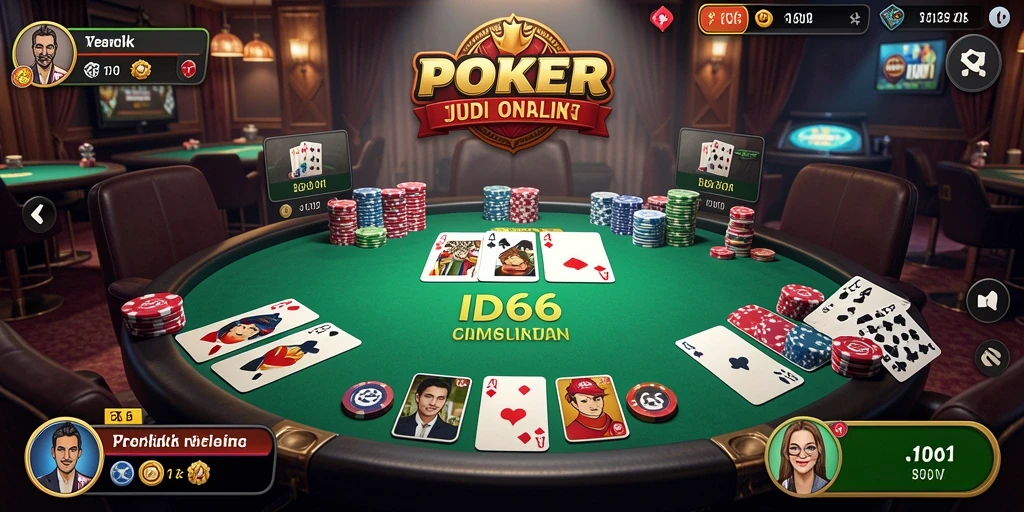 Tangkap momen seru saat bermain Poker di ID66.