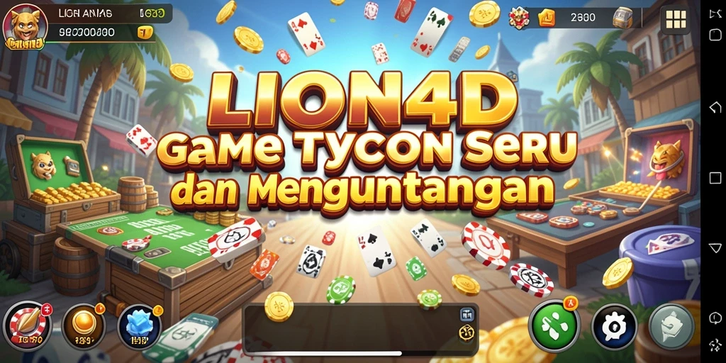 Gameplay interaktif dan realistis di LION4D yang menantang.