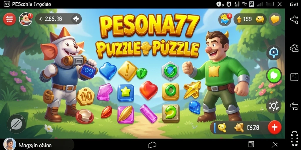 Tampilan gameplay PESONA77 yang seru dan menantang dalam game Puzzle.