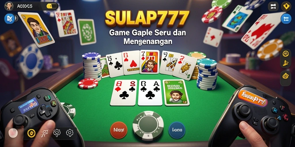 Tampilan gameplay Gaple SULAP777 yang interaktif dan menarik.