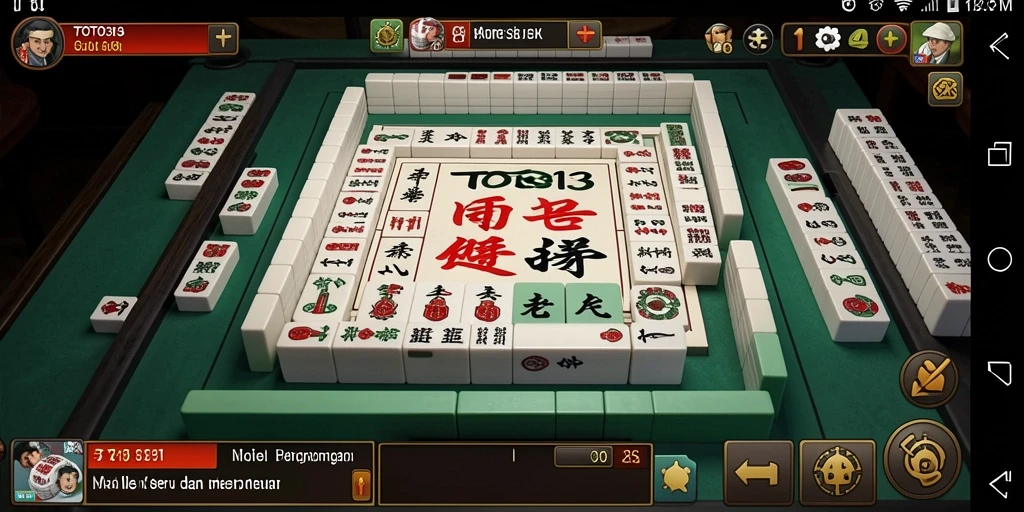 Screenshot TOTO313 menampilkan gameplay Mahjong yang seru dan menantang.