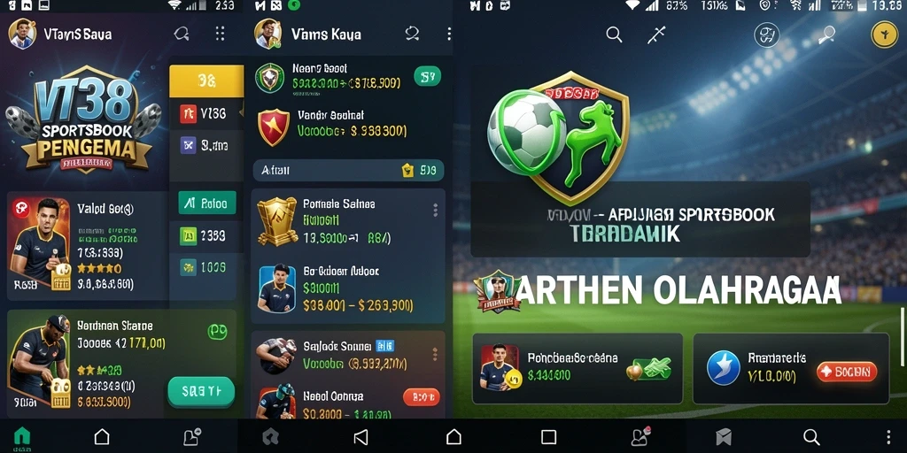 Tampilan gameplay VT38 dengan taruhan olahraga yang menarik dan interaktif.