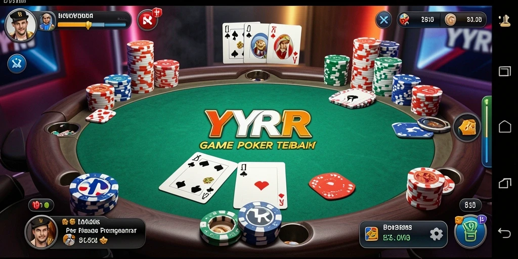 Gameplay seru dan kompetitif di aplikasi Poker YYRR.
